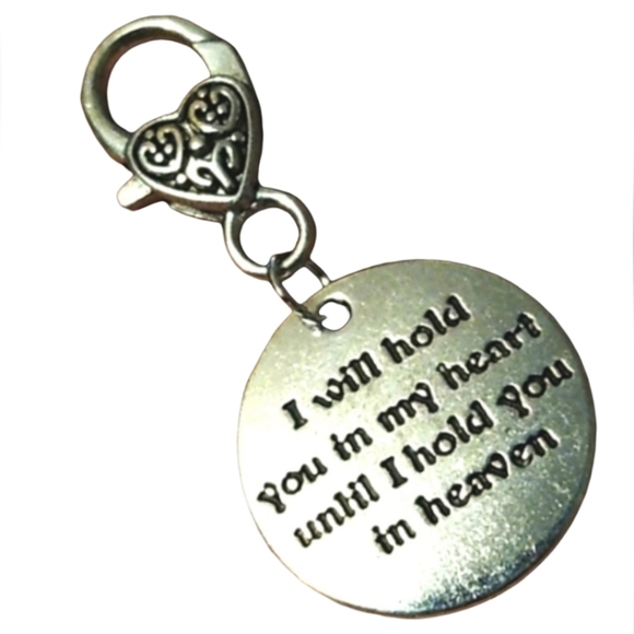 Inspiration Words Loss Lost Love Charm Lobster Clasp Clip Purse Zipper Pull Gift - Picture 1 of 4
